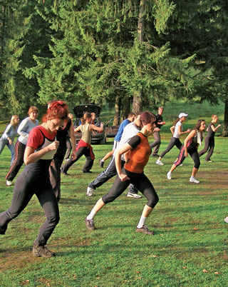 Tae-Bo in varf de munte
