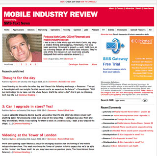 Blog pe SMS