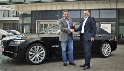 Hagi a primit un BMW nou