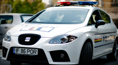 Cea mai puternica masina de politie din Romania