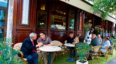 The fortune of Dorobanti cafés