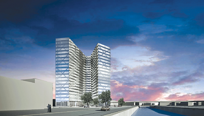 Denumire proiect: Orhideea Towers; Tip proiect: birouri: Dezvoltator: Europolis; Inaltime: 84 m