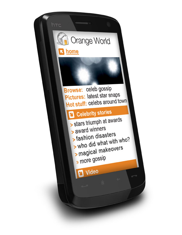 Model HTC Touch HD – 580 euro
