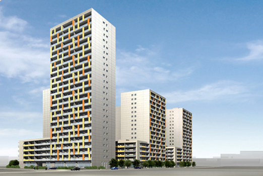 Denumire proiect: Romfelt Plaza; Tip proiect: locuinte; Dezvoltator: Romfelt Real; Estate; Inaltime: 80 m