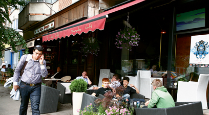 The billion in the restaurant