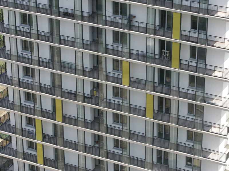 Cel mai inalt bloc din Bucuresti (GALERIE FOTO)