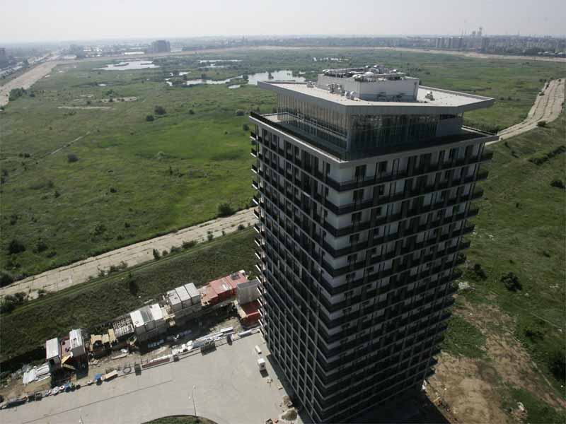 Cel mai inalt bloc din Bucuresti (GALERIE FOTO)