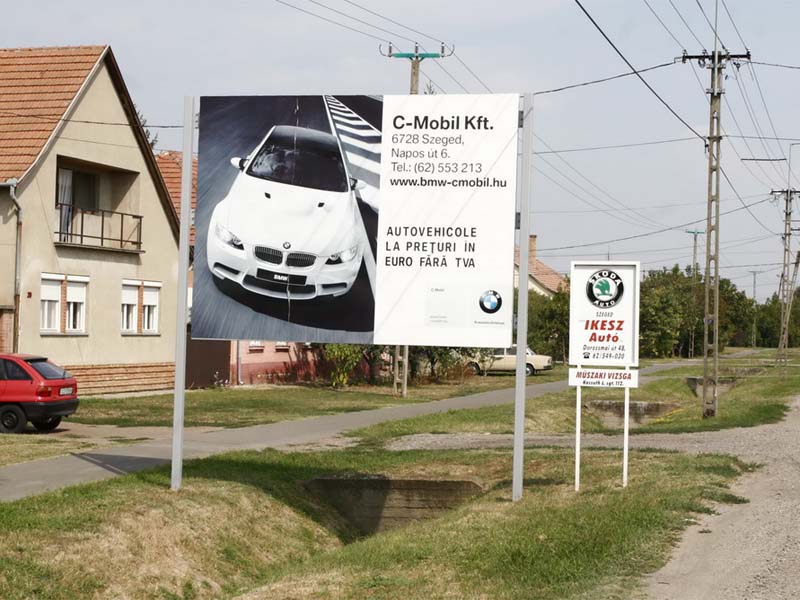 Dealerii auto din Ungaria pun reclame in romana pentru a atrage clientii din Romania