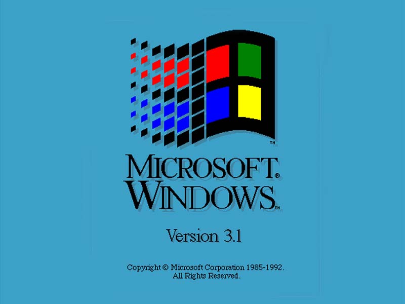 1992 a fost anul de aparitie al Windows 3.1