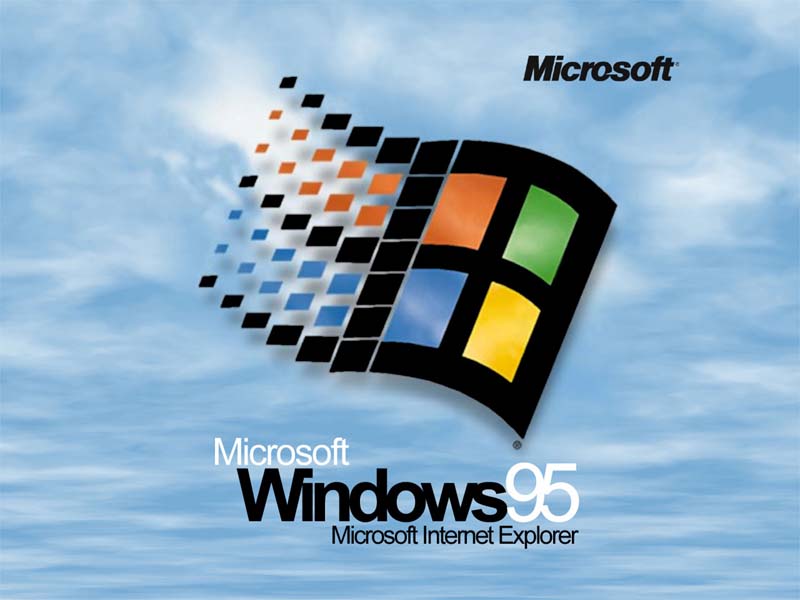 WINDOWS 95: august 1995; procesor - 486, memorie - 8 MB, 55 MB liberi pe HDD, placa video VGA, pret mediu desktop - 1.926 USD 