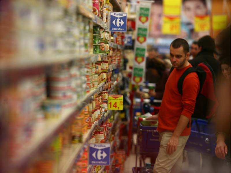 Vanzarile Carrefour in Romania, in scadere la noua luni