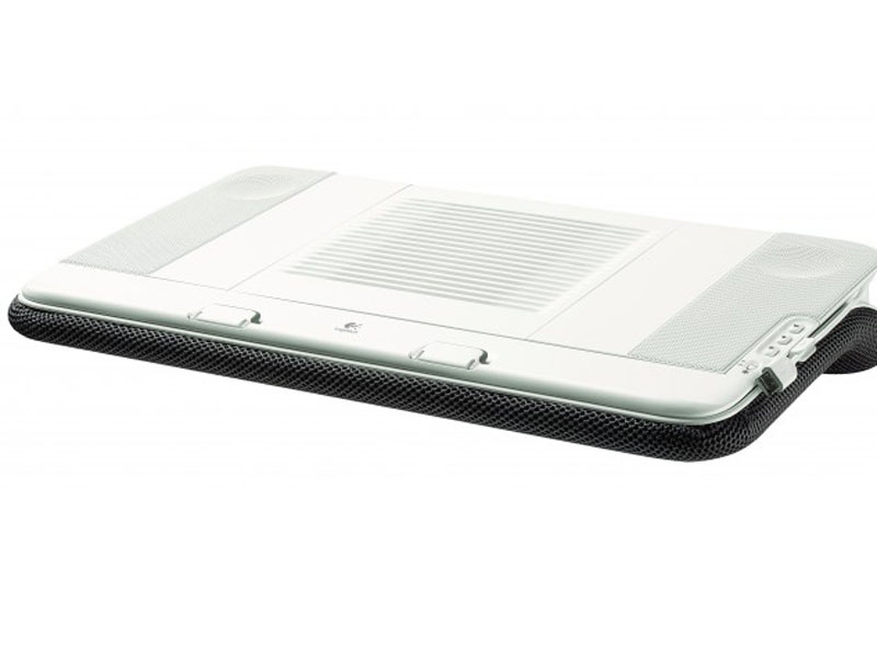 Logitech a lansat un support pentru laptopuri care include si un system audio