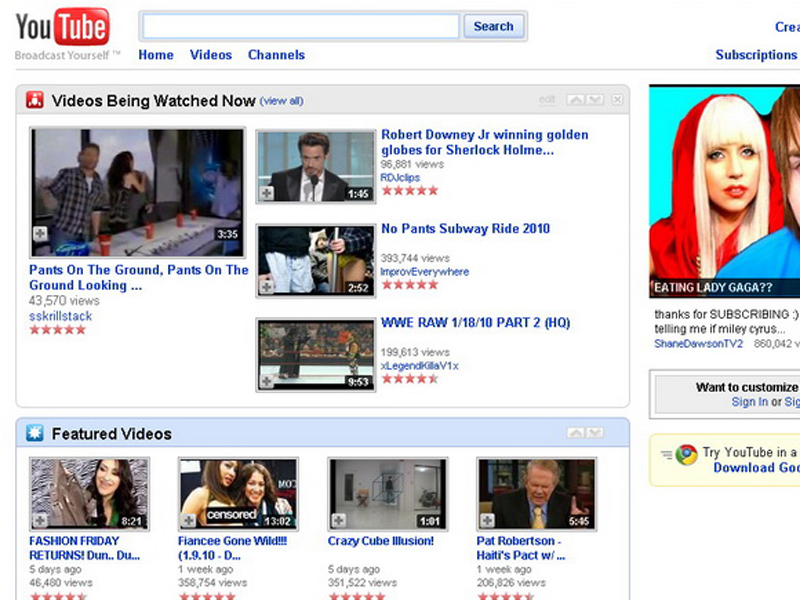 YouTube va cere bani pentru filmele de pe site