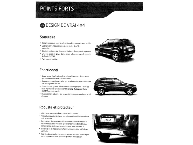 Cum arata brosura Dacia Duster