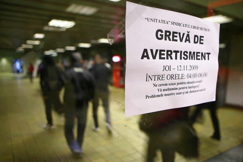 Bucurestenii trebuie sa se pregateasca pentru o noua greva la metrou