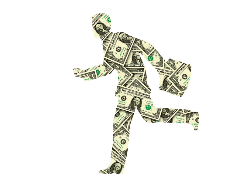 Struggling for money