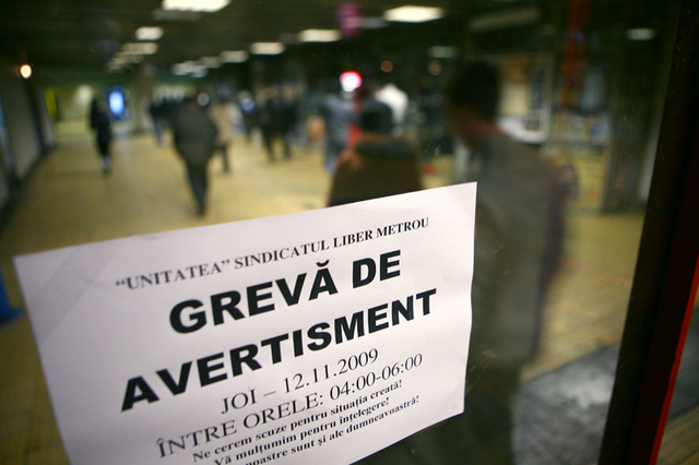 Din greva in greva. Sindicalistii de la metrou se pregatesc de proteste