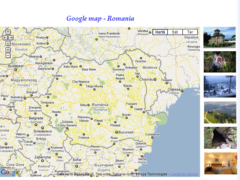Google a lansat Google Maps Romania