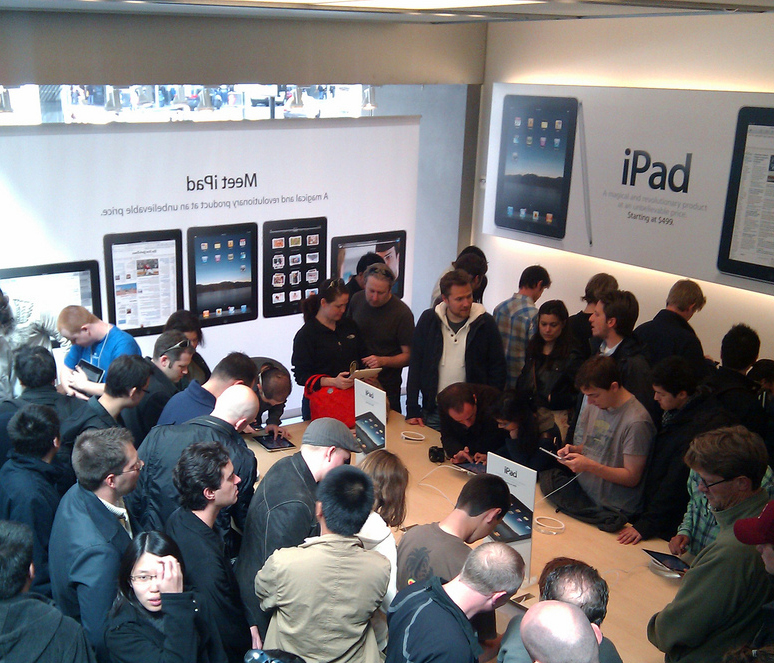 Isteria iPad a ajuns in Europa si Asia