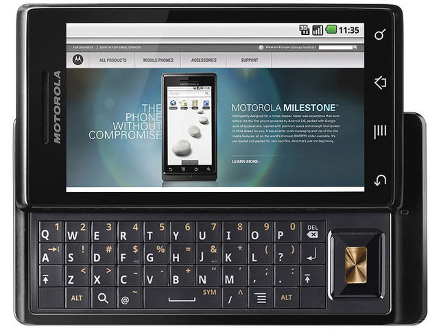 Smartphone-ul Milestone a ajuns in Romania