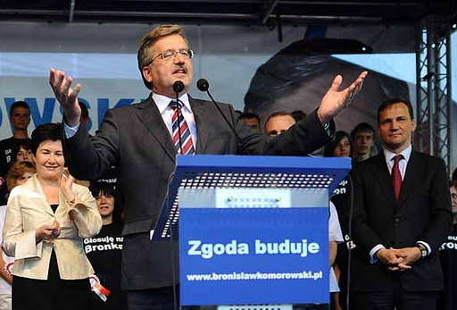 Bronislaw Komorowski este noul presedinte al Poloniei