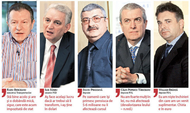 Cum se protejeaza de curs. Berceanu: "Am un depozit in euro si il las dracu’ acolo. Nu cere de mancare"