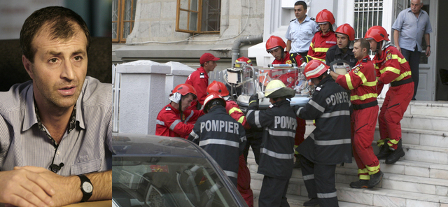 Cristian Valcu, pompierul care a scos bebelusii din incendiu: "Cand intri in foc nu te gandesti la bani"