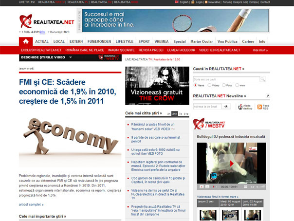 Agentia France-Presse a cerut falimentul Realitatea Media si NewsIn