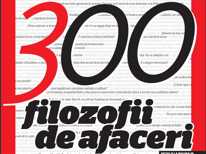 300 de filozofii de viata. Si de business