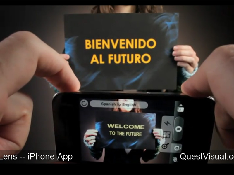 Vezi aici aplicatia pentru iPhone care traduce in timp real orice scriere filmata - Video