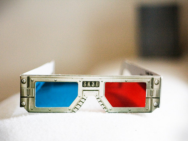 Ti-ai folosi pleoapele pe post de ochelari 3D?