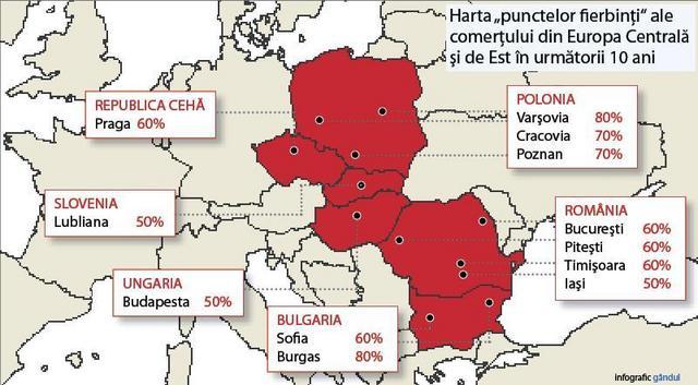 In ce orase romanesti vor exploda hipermarketurile