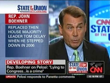 Restauratia republicanilor in Congres: a plecat Pelosi, a venit Boehner (VIDEO)