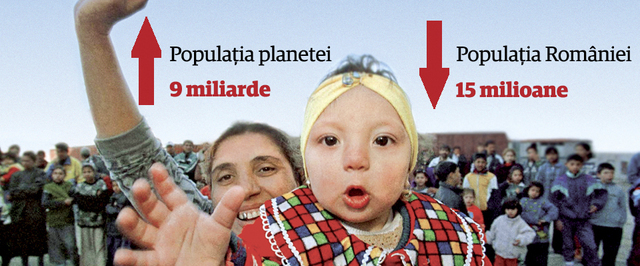 O romanca naste in medie 1,3 copii, o romanca de etnie roma - 3 copii. Cum va arata Romania in 2050