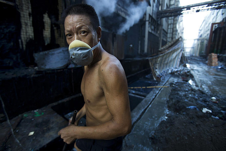 China – textile, poluare si succes economic (GALERIE FOTO)