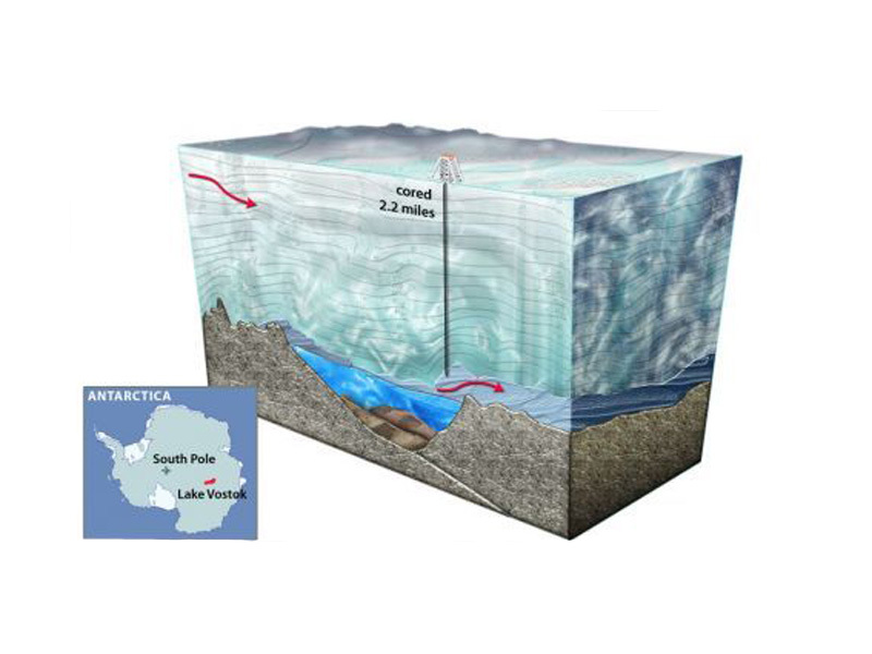 O lume ascunsa la 4.000 de metri sub gheata Antarcticii - VIDEO