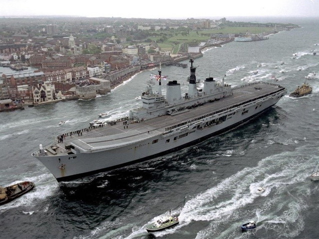Fosta nava amiral a marinei britanice, scoasa la vanzare pe un site de licitatii