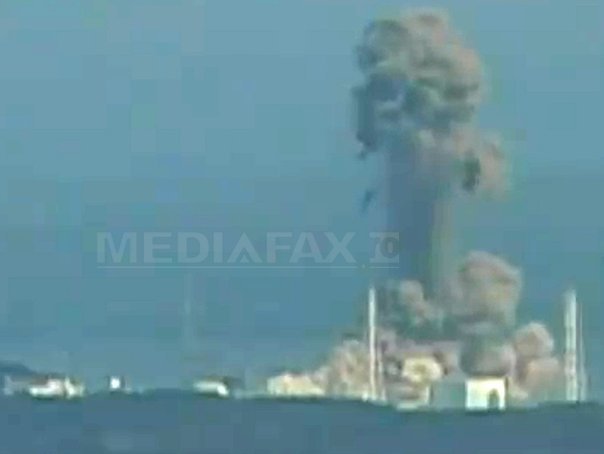 Primele imagini cu valurile uriase care au lovit centrala de la Fukushima