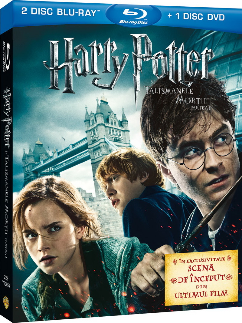 "Harry Potter si Talismanele Mortii: Partea 1", distribuit in Romania pe Blu-ray si DVD