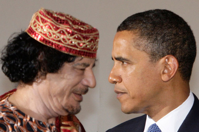 Scrisoarea lui Gaddafi catre Obama: "Dragul nostru fiu, Excelenta, Baraka Hussein Abu Oumama"
