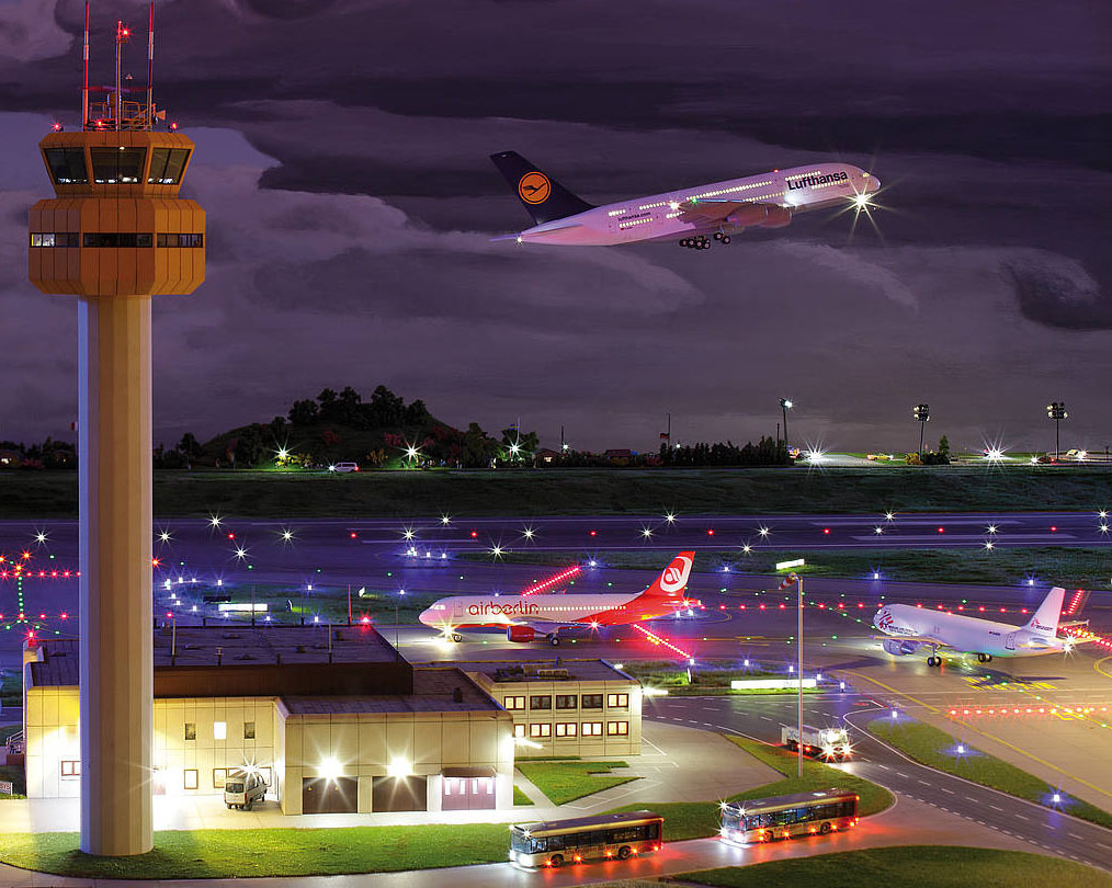 Macheta celui mai mare aeroport din lume (GALERIE FOTO)