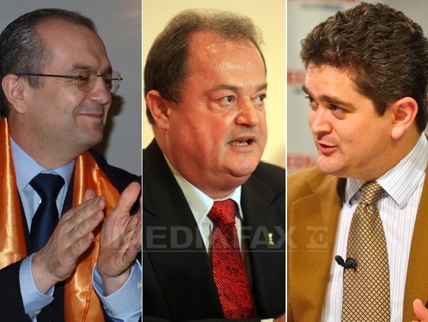 Boc, Blaga si Paleologu - premier, ministru, diplomat, in cursa pentru sefia PDL