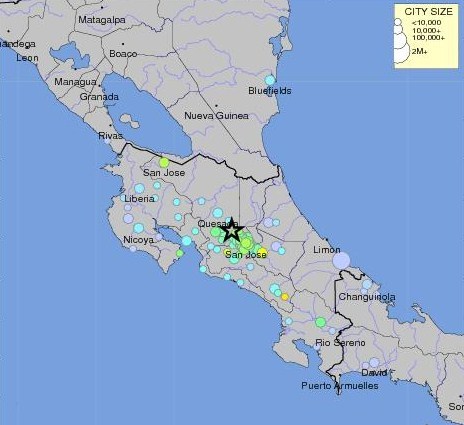 Cutremur de 6 grade in Costa Rica (VIDEO)