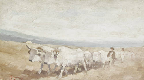 O pictura de Grigorescu va fi scoasa la licitatie de casa Bonhams din Londra