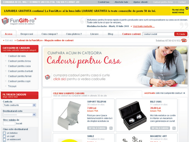 Proprietarii FunGift.ro au vandut 80% din actiuni