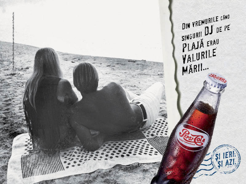 Pepsi, in hainele din anii '70. Cat se castiga din ambalajele retro?