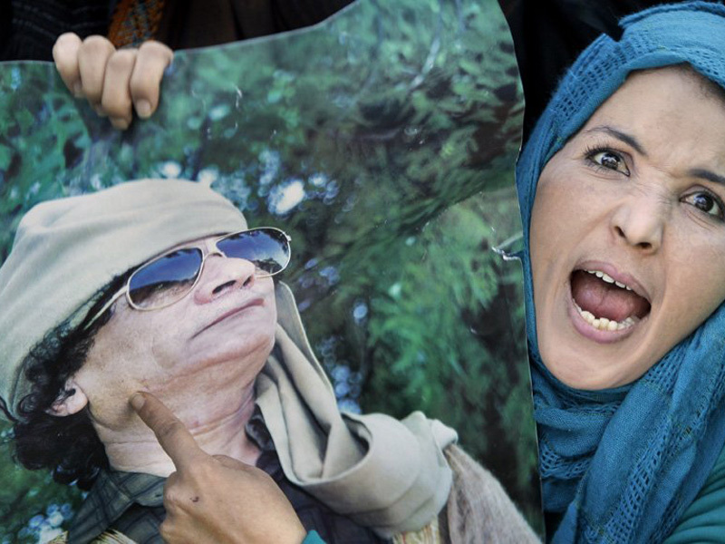 Viața și cariera dictatorului Gaddafi în imagini