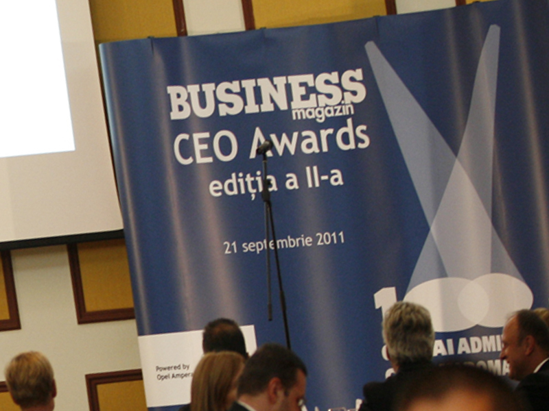 Dan Șucu, premiant al galei BUSINESS Magazin "100 cei mai admirați CEO din România"