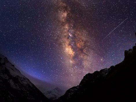 Imagini cu Calea Lactee surprinse in Himalaya - FOTO