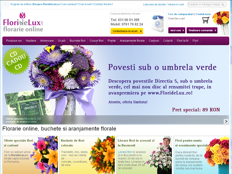 FlorideLux.ro: Afaceri de 325.000 de euro în primele opt luni ale anului